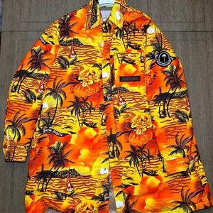 MONCLER GENIUS x Palm Angels Orange Tallac Coat